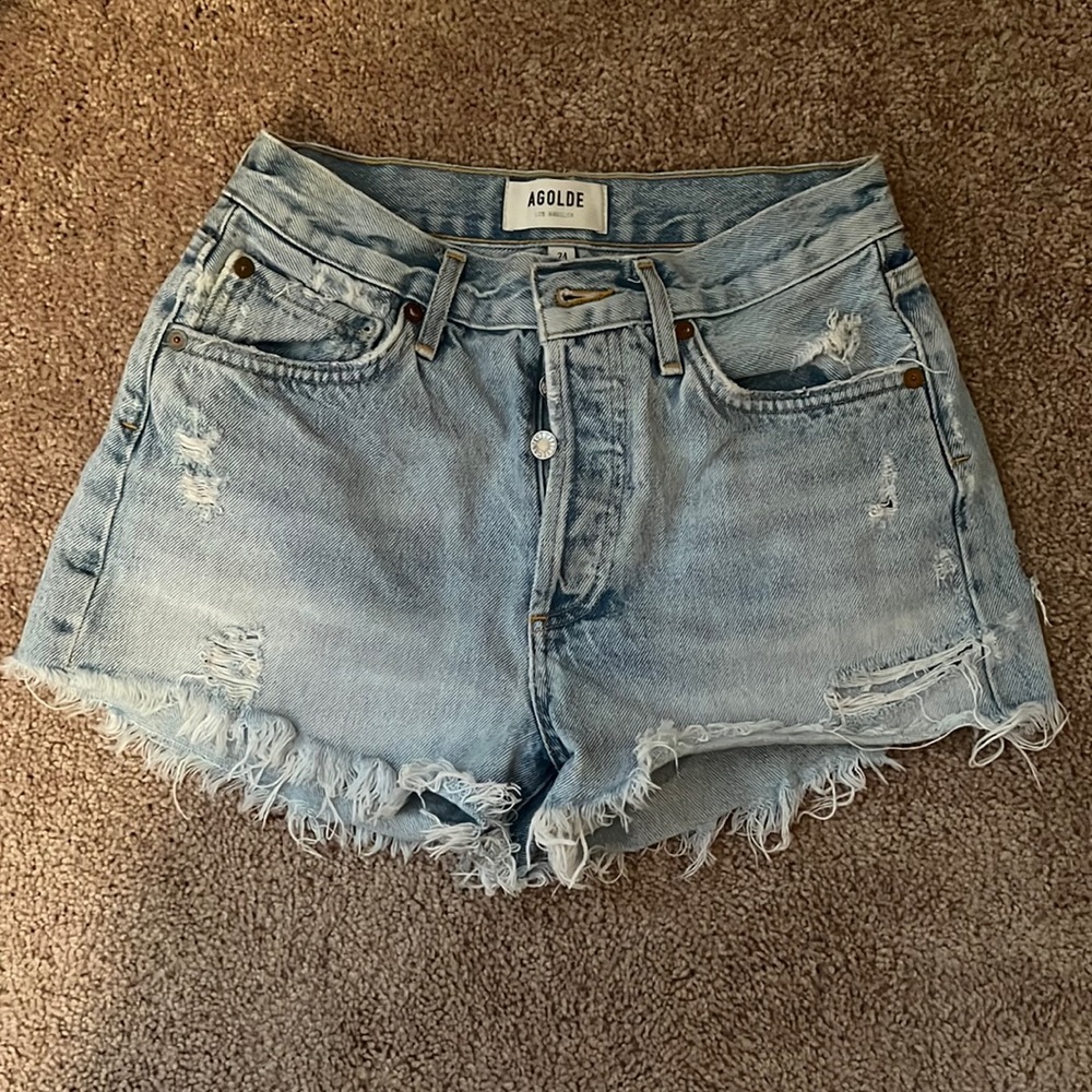 Agolde Parker Jean Shorts Size 24